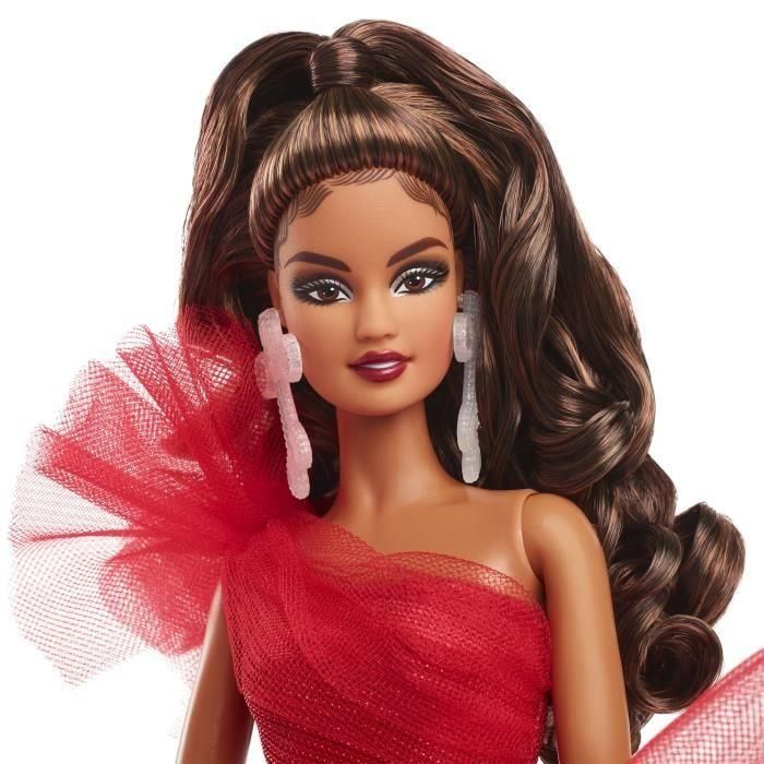 Muñeca BARBIE Feliz Navidad Marrón HRM63 3 Muñeca BARBIE Feliz Navidad Marrón HRM63 3