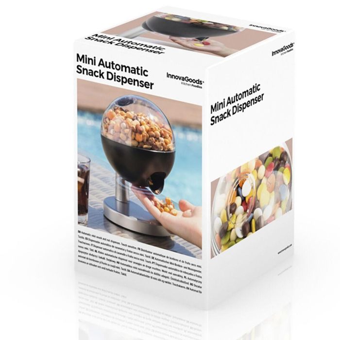 Mini Dispensador Automático de Caramelos y Frutos Secos InnovaGoods 1 Mini Dispensador Automático de Caramelos y Frutos Secos InnovaGoods 1