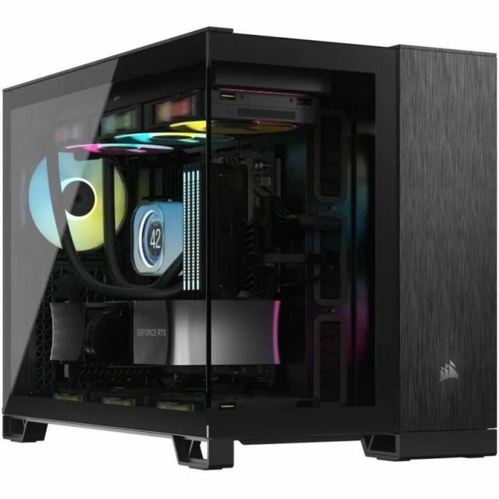 Corsair CC-9011287-WW COR1725239711769 Caja de PC 2500X mATX Aluminio Negro/Obsidiana
