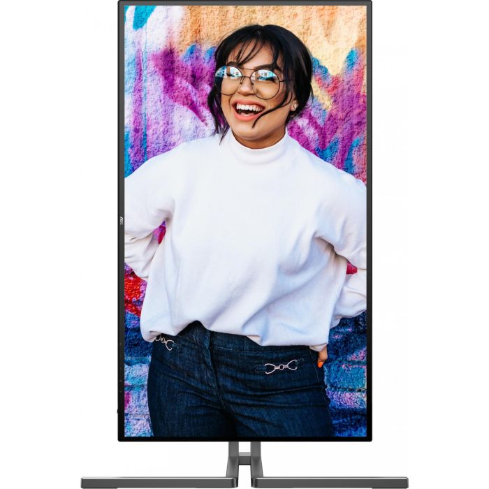 AOC U27U3CV Monitor 27" 4K Ultra HD Nano IPS, 2xHDMI, DisplayPort, USB-C 96W, Altura Ajustable, PIVOT, HDR400 12