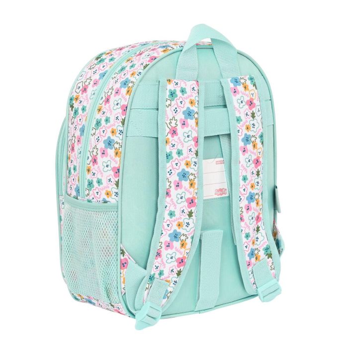 Mochila Escolar Peppa Pig Cosy corner Azul claro 26 x 34 x 11 cm 1