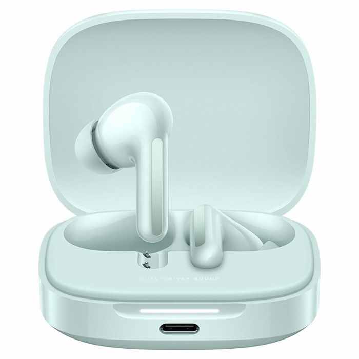 Xiaomi BHR9245GL Auriculares Bluetooth Redmi Buds 6, Cancelación Ruido 49dB, Doble Driver, Sonido Envolvente, 10h/42h Bat. Carga, Verdes 7 Xiaomi BHR9245GL Auriculares Bluetooth Redmi Buds 6, Cancelación Ruido 49dB, Doble Driver, Sonido Envolvente, 10h/42h Bat. Carga, Verdes 7