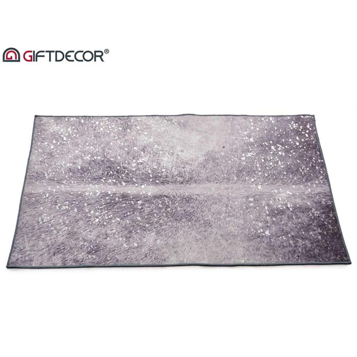 Alfombra Gris 133X190Cm Con Manchas Plateadas Giftdecor (9 Unidades) 1 Alfombra Gris 133X190Cm Con Manchas Plateadas Giftdecor (9 Unidades) 1