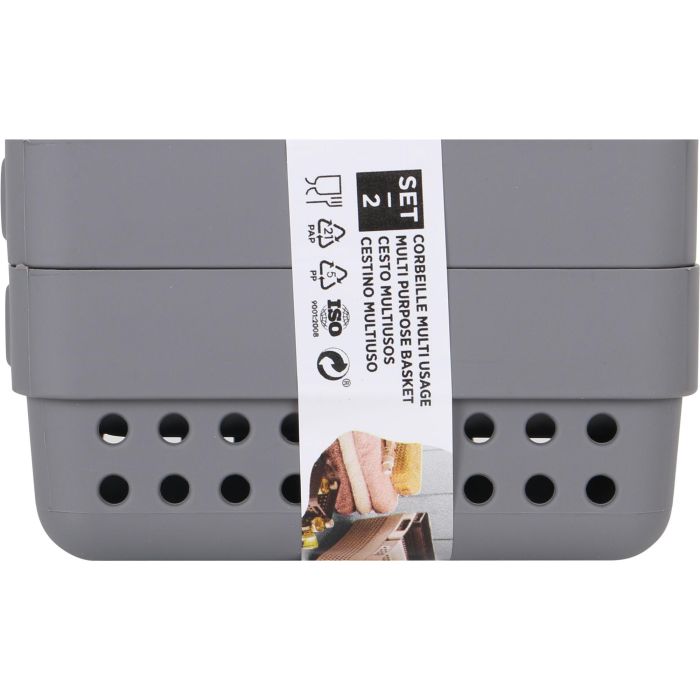 Cesta Multiusos Confortime 12 x 7.5 x 5 cm - Set de 2 (36 Cajas) 1 Cesta Multiusos Confortime 12 x 7.5 x 5 cm - Set de 2 (36 Cajas) 1