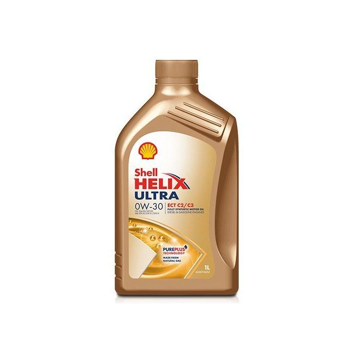 Shell Helix Ultra ECT 0W30 1L Aceite Motor C2-C3