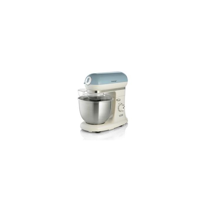 Ariete 1588/05 Robot de Cocina Vintage Azul, 10 Velocidades, Función Pulse, Bol de Acero Inoxidable Ariete 1588/05 Robot de Cocina Vintage Azul, 10 Velocidades, Función Pulse, Bol de Acero Inoxidable