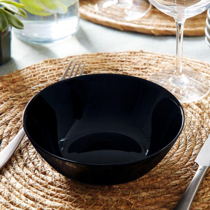 Bol Vidrio Zelie Negro Luminarc 16 cm 3