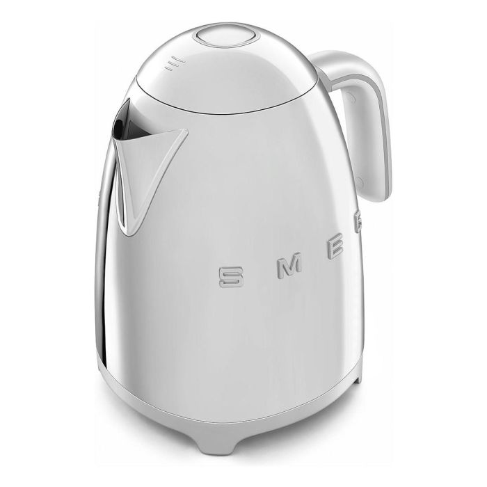 SMEG KLF03SSEU Hervidor de agua de acero inoxidable, 1.7L, 2400W, con filtro antical, apagado automático y base giratoria 360°