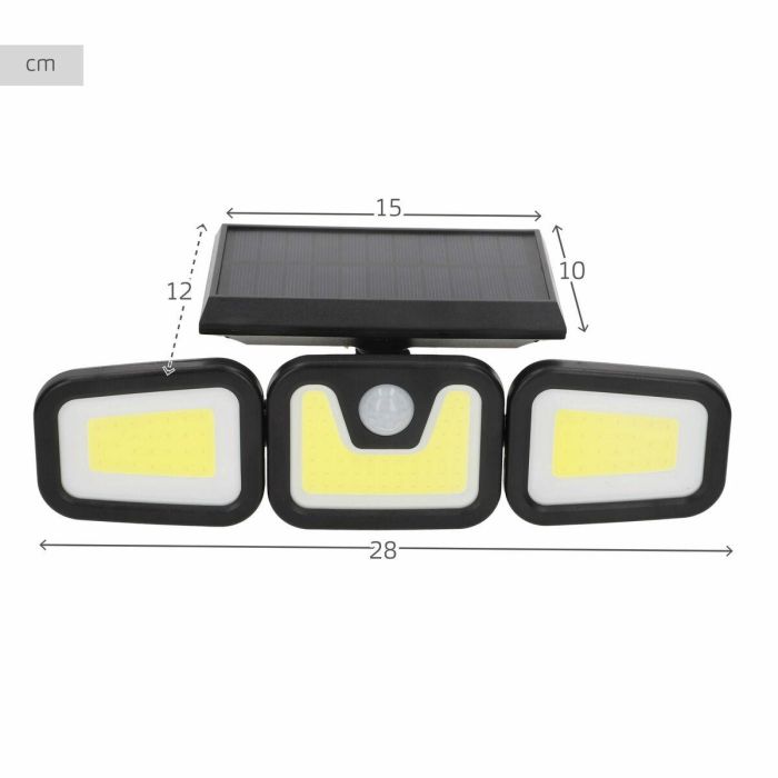 Foco Solar Aktive 28 x 9 x 12 cm (4 Unidades) 3