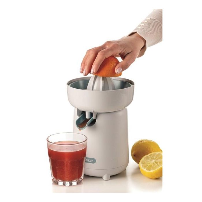 Ariete 417/01 Exprimidor Breakfast Blanco 40W con Boquilla Antigoteo, Ideal para Naranjas, Pomelos y Limones 4