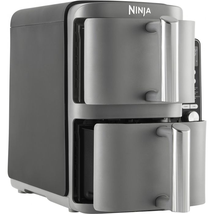 Ninja SL400EU Freidora de Aire Doble Cesta 9.5L Double Stack XL para 8 Personas con 6 Funciones de Cocción 3