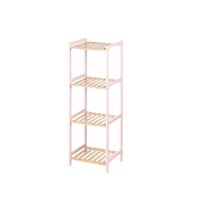 Estantería de Bambú Rosa 4 Estantes 35x100x30 cm - Berilo 1