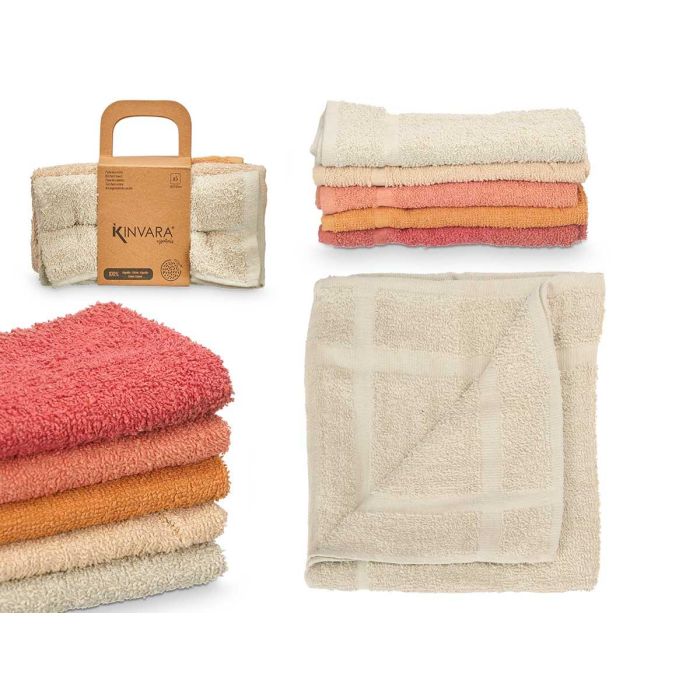 Paño de Cocina Algodón 400 gr 50x50 cm Surtido 5 Tejas - Kinvara (40 Unidades) Paño de Cocina Algodón 400 gr 50x50 cm Surtido 5 Tejas - Kinvara (40 Unidades)