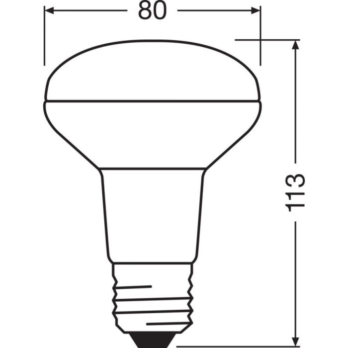 [LVE-4058075608658] Ledvance/Osram Bombilla LED Spot E27 4,3W 350Lm 2700K 36º IP20 1