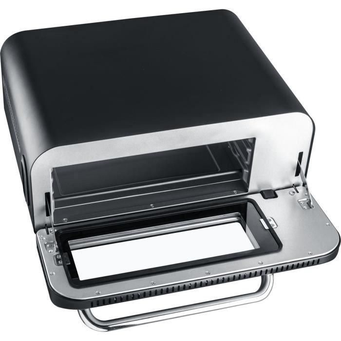 Little Balance 8733 Horno para Pizza Modelo Pizza Revolution'air, Potencia 2000 W, Capacidad 18 L, Color Negro