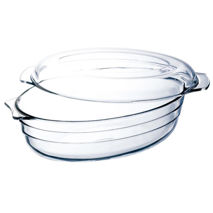 Fuente de Cocina Ô Cuisine Ocuisine Vidrio Con Tapa 3 L 1,1 L Transparente Vidrio 3 Unidades 1