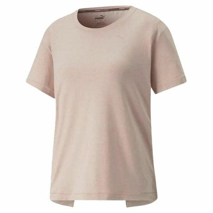 Camiseta Deportiva de Manga Corta Puma Studio Trend Rosa 0 Camiseta Deportiva de Manga Corta Puma Studio Trend Rosa 0