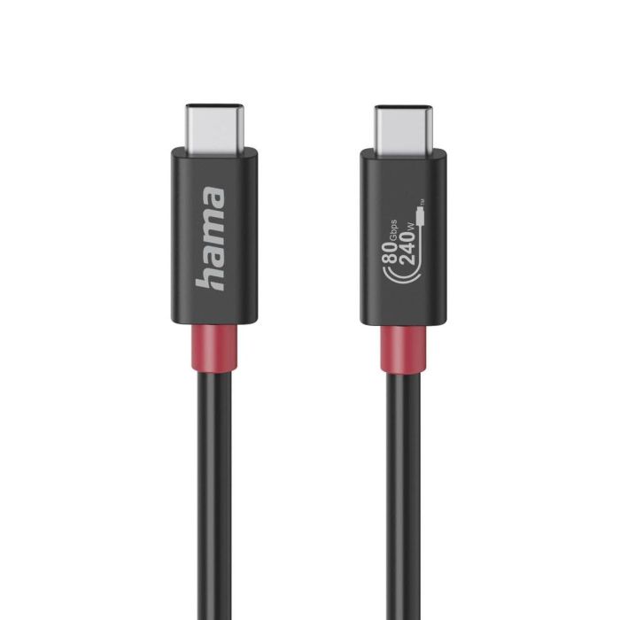 Cable USB-C Hama 00200799 Negro 4