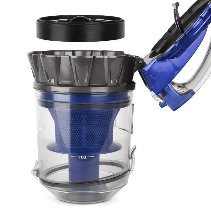 Weasy WS14 Aspiradora multiciclónica sin bolsa, Filtro HEPA, 2 L, Recipiente extraíble, Tubo telescópico, 2 Accesorios, Clase A 4 Weasy WS14 Aspiradora multiciclónica sin bolsa, Filtro HEPA, 2 L, Recipiente extraíble, Tubo telescópico, 2 Accesorios, Clase A 4