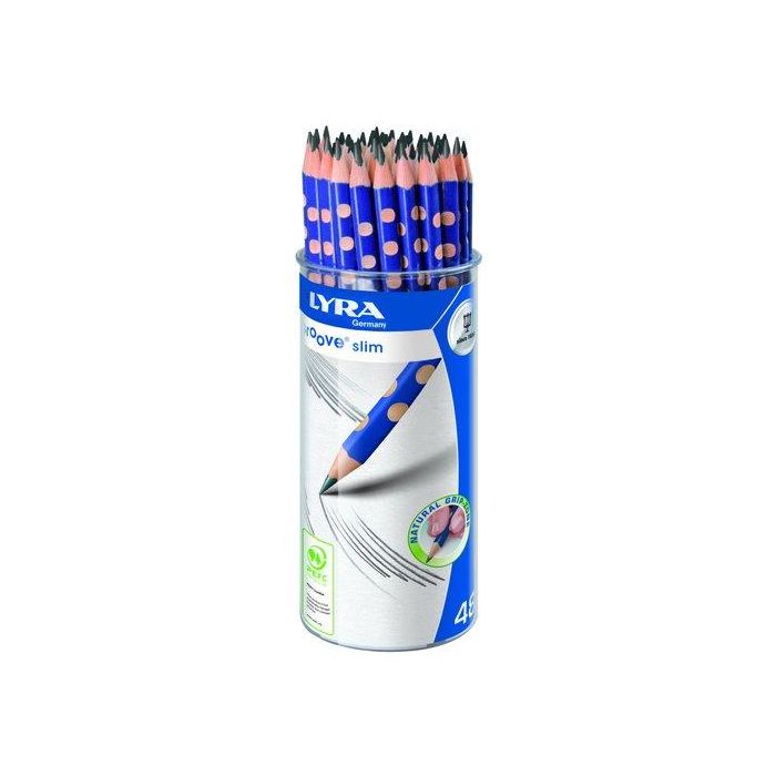 Lapiz De Grafito Lyra Groove Slim Bote De 48