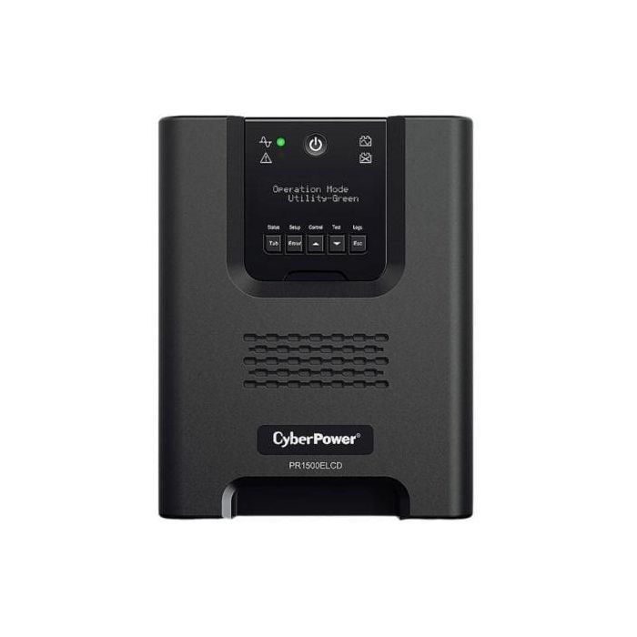CyberPower PR1500ELCD SAI Línea Interactiva 1500VA/1350W Onda Senoidal Pura para Servidores y Estaciones de Trabajo - 8 Salidas Torre con AVR 2 CyberPower PR1500ELCD SAI Línea Interactiva 1500VA/1350W Onda Senoidal Pura para Servidores y Estaciones de Trabajo - 8 Salidas Torre con AVR 2