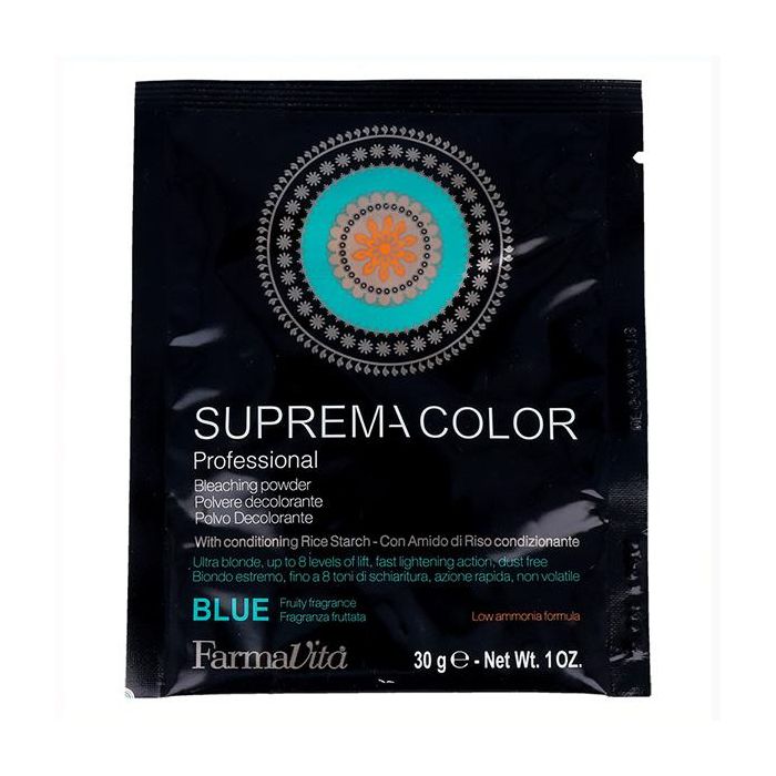 Farmavita Suprema Color Life Polvo Decolorante Bolsa Azul 30gr