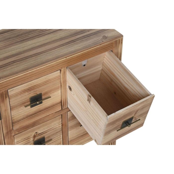 Mueble de TV Home ESPRIT Negro Natural Abeto Madera MDF 130 x 24 x 51 cm 6 Mueble de TV Home ESPRIT Negro Natural Abeto Madera MDF 130 x 24 x 51 cm 6