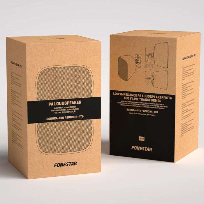 Fonestar Altavoz Sonora 4Tn - Megafonía y Sonido Ambiental, IP66, 60W Máximo, para Exteriores 5 Fonestar Altavoz Sonora 4Tn - Megafonía y Sonido Ambiental, IP66, 60W Máximo, para Exteriores 5