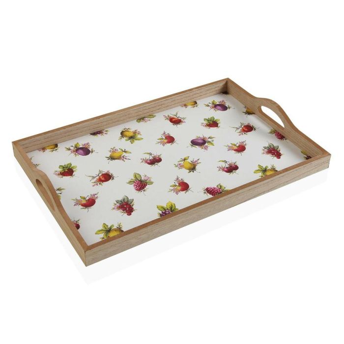 Bandeja de Aperitivos Versa Strawberry Madera MDF (30 x 5 x 45 cm)