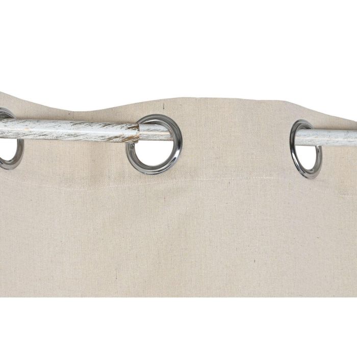 Cortina Cottage DKD Home Decor Natural 260 x 260 x 140 cm 5
