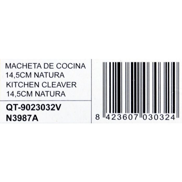 Macheta de cocina Natura 14.5 cm - Quttin (24 Unidades) 3 Macheta de cocina Natura 14.5 cm - Quttin (24 Unidades) 3