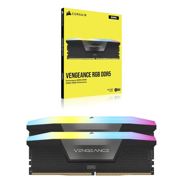 Corsair 64GB DDR5 6000MHz CL40 Vengeance RGB Kit (2x32GB) CMH64GX5M2B6000Z40 Corsair 64GB DDR5 6000MHz CL40 Vengeance RGB Kit (2x32GB) CMH64GX5M2B6000Z40