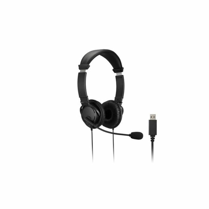 Kensington Auriculares Hi-Fi USB K33065WW con Micrófono, Cancelación de Ruido, Diadema Ajustable, Compatible con Windows/Mac/Chromebook
