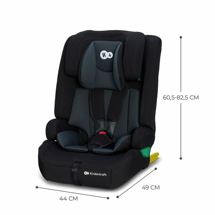 Silla para el Coche Kinderkraft SAFETY FIX 2 i-Size Negro 2 Silla para el Coche Kinderkraft SAFETY FIX 2 i-Size Negro 2