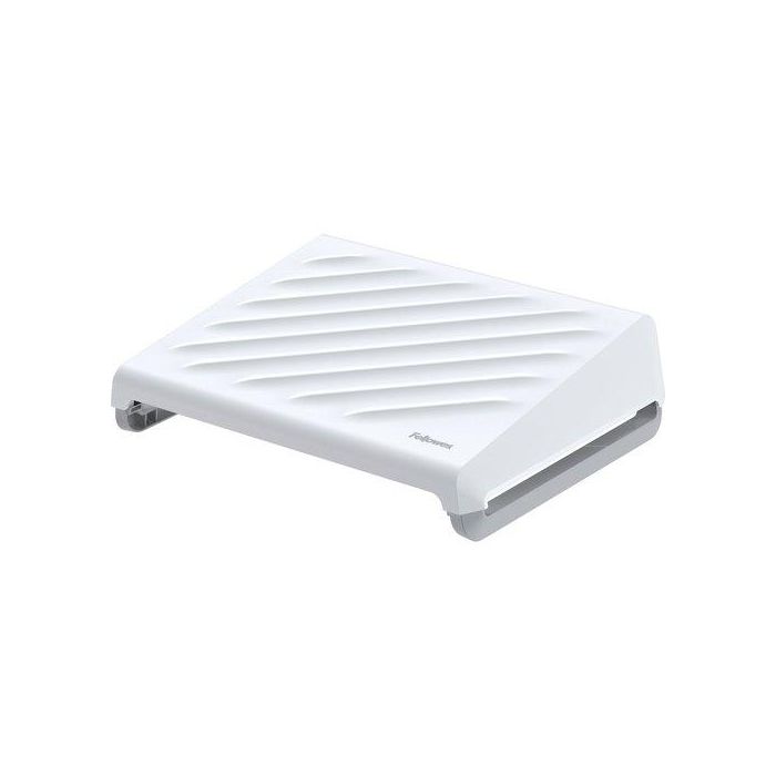 Fellowes Reposapiés Breyta Series Blanco 100016563 - 3 ajustes de altura, 450x350 mm, material reciclable