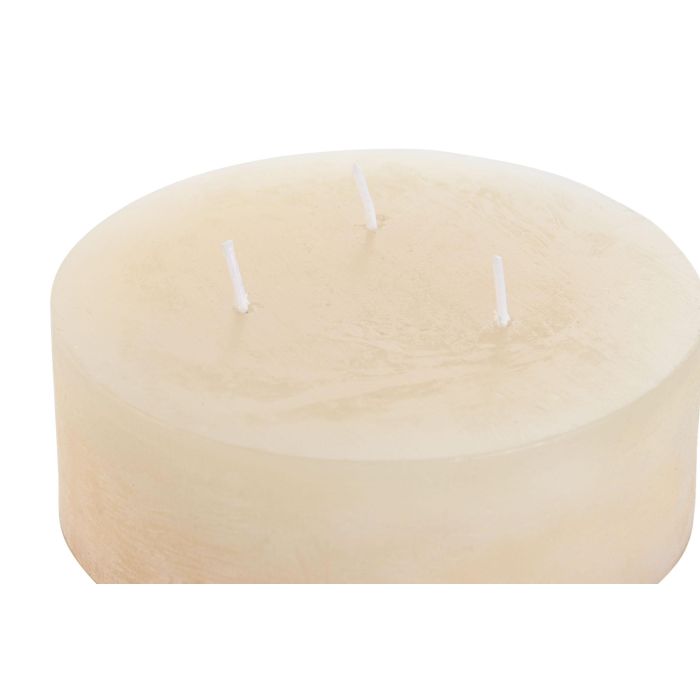 DKD Home Decor Vela para Ambiente Basicos de Cera Color Crema 12x12x12 cm, 1180 gramos, con 3 Mechas y Duración de 90 Horas 1 DKD Home Decor Vela para Ambiente Basicos de Cera Color Crema 12x12x12 cm, 1180 gramos, con 3 Mechas y Duración de 90 Horas 1