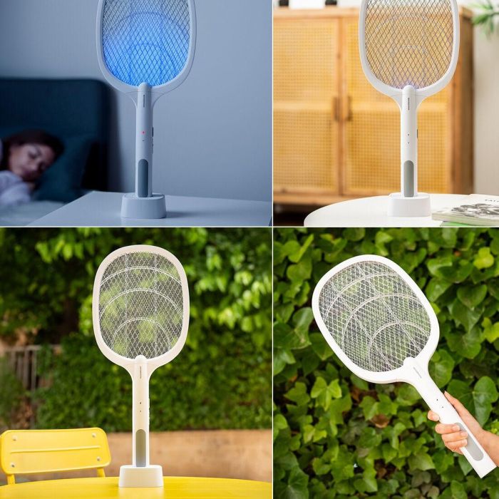 Raqueta Matainsectos Recargable con Luz UV 2 en 1 Elecfly InnovaGoods 7 Raqueta Matainsectos Recargable con Luz UV 2 en 1 Elecfly InnovaGoods 7