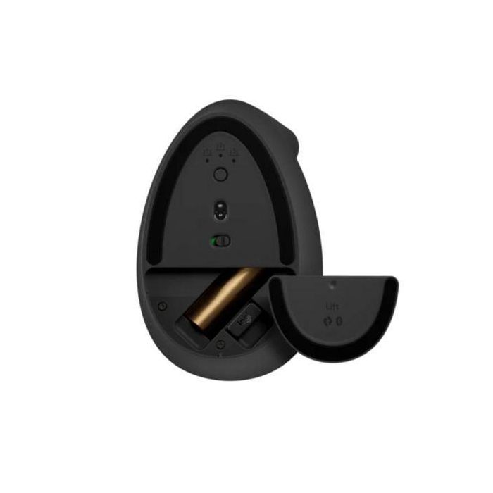 Logitech 910-006473 Ratón Vertical Inalámbrico Lift Ergonomic Mouse Bluetooth/2.4GHz 4000 DPI Grafito para Manos Pequeñas/Medianas 4