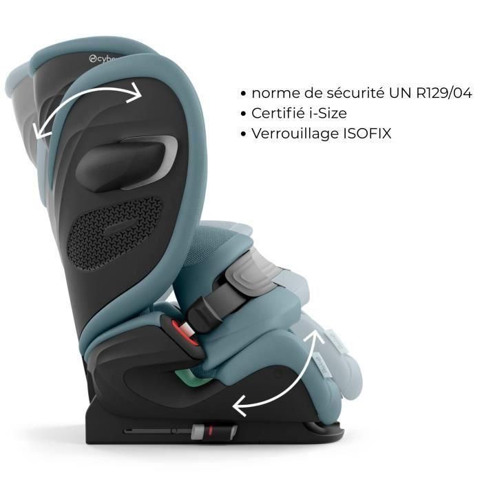 Silla de coche Pallas G i-size Cybex Gold 76 a 150 cm - 9 a 50 kg - 15 meses a 12 años - Azul tormenta Azul claro (Plus) 3 Silla de coche Pallas G i-size Cybex Gold 76 a 150 cm - 9 a 50 kg - 15 meses a 12 años - Azul tormenta Azul claro (Plus) 3
