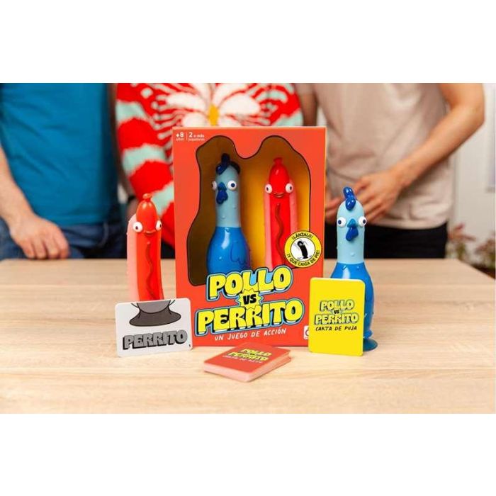 Juego pollo vs perrito. ¿quién será el mejor: pollo o perrito? 26,7 x 18 x 7,5 cm 2 Juego pollo vs perrito. ¿quién será el mejor: pollo o perrito? 26,7 x 18 x 7,5 cm 2