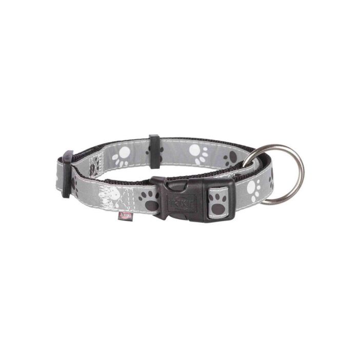 Collar para Perro Trixie Silver Reflect Negro Gris L/XL 40-65 cm 0 Collar para Perro Trixie Silver Reflect Negro Gris L/XL 40-65 cm 0