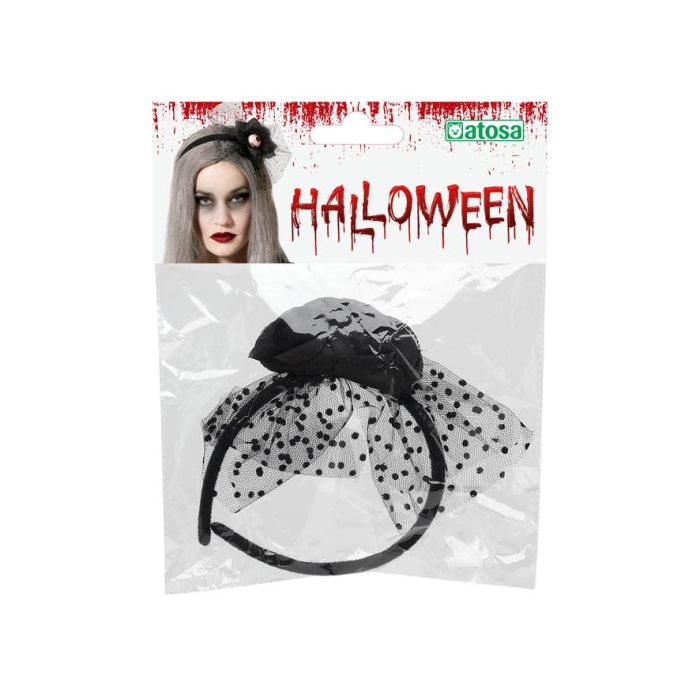 Diadema Halloween Ojo Sangriento Negro 1