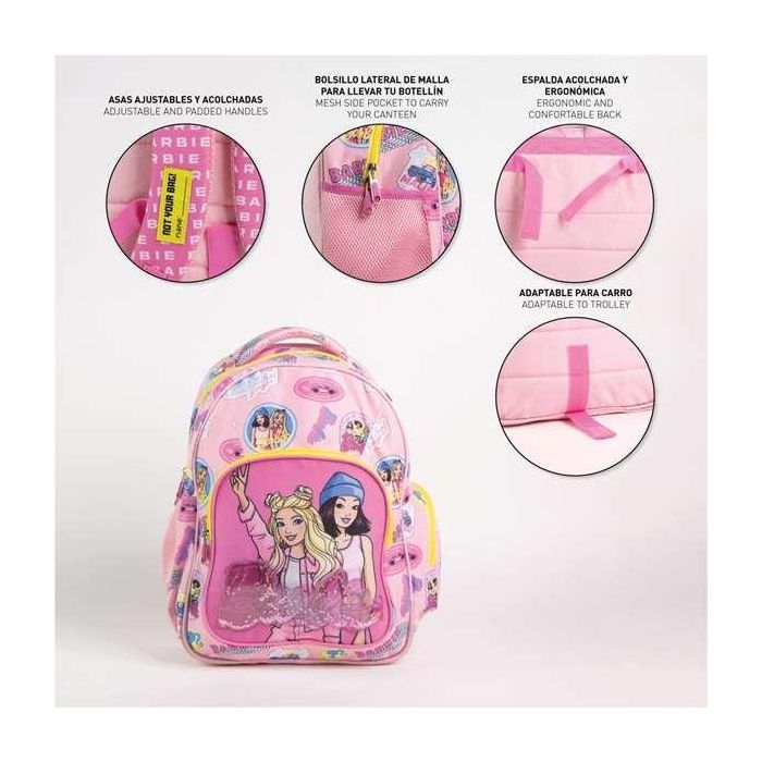 Mochila escolar mediana 42 cm barbie 32.0 x 15.0 x 42.0 cm 3 Mochila escolar mediana 42 cm barbie 32.0 x 15.0 x 42.0 cm 3