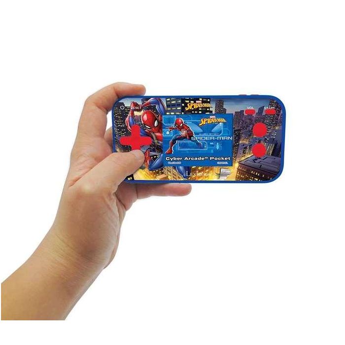 Consola de bolsillo spiderman pantalla 1.8'' con 150 juegos incluidos.10 con spiderman 14x13x3.50 cm - modelos surtidos 7 Consola de bolsillo spiderman pantalla 1.8'' con 150 juegos incluidos.10 con spiderman 14x13x3.50 cm - modelos surtidos 7