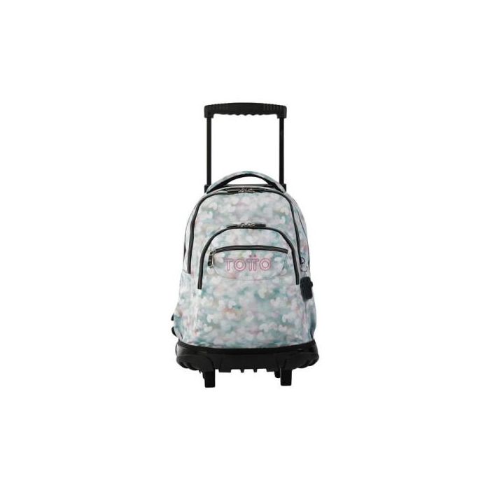 Mochila Escolar con Ruedas Corazones Pastel Totto MA03ECO006-2311P-4HX