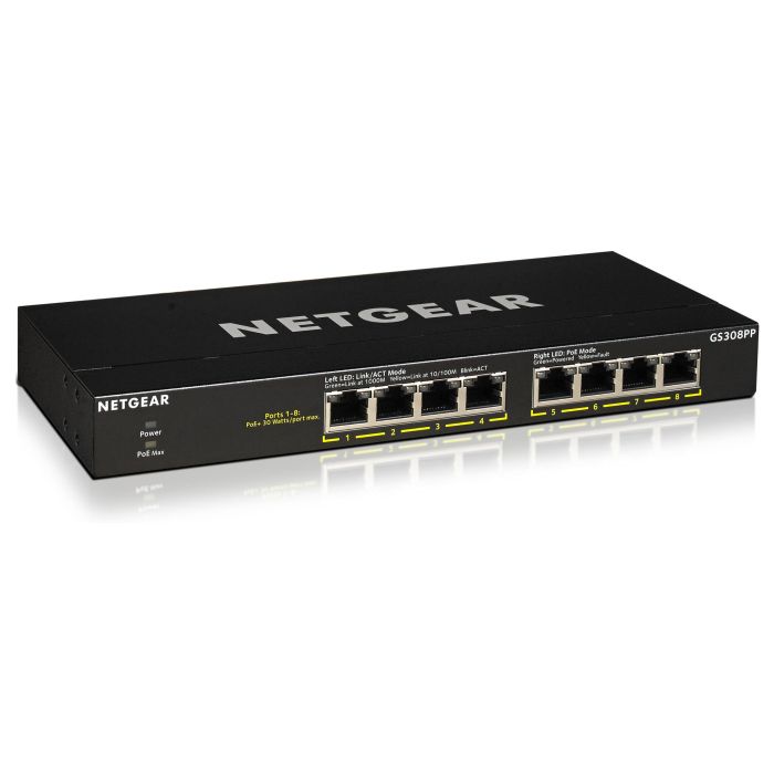 Switch Netgear GS308PP-100EUS RJ-45
