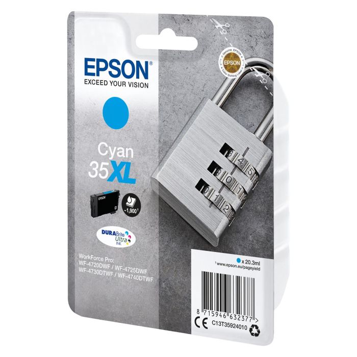 EPSON Singlepack Cyan 35XL DURABrite Ultra Ink 1