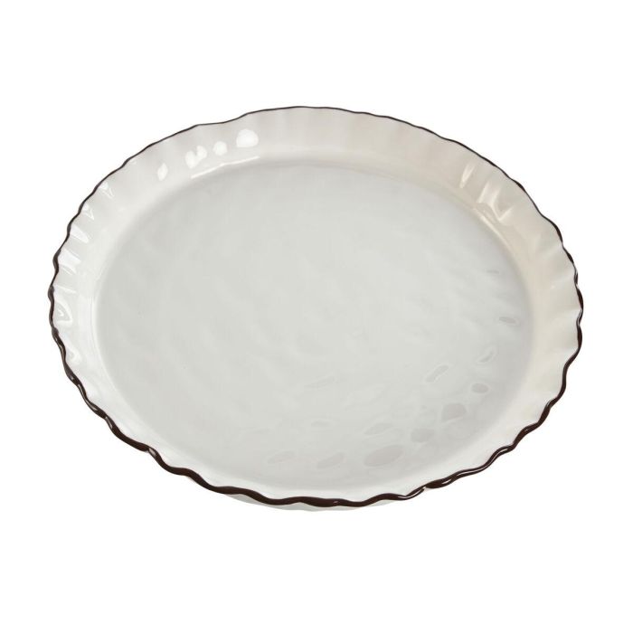 Plato Cottage DKD Home Decor Blanco Marron 26 x 11 x 26 cm 2 Plato Cottage DKD Home Decor Blanco Marron 26 x 11 x 26 cm 2