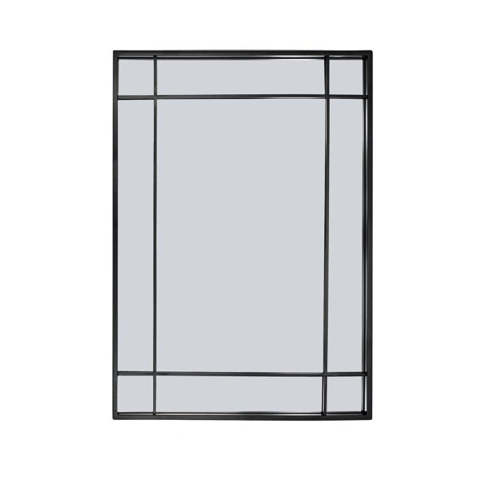 Espejo de pared Versa Negro 2,9 X 76 X 53 CM 0 Espejo de pared Versa Negro 2,9 X 76 X 53 CM 0