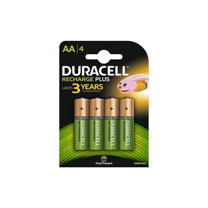 Pilas Recargables AA DURACELL 1300 mAh